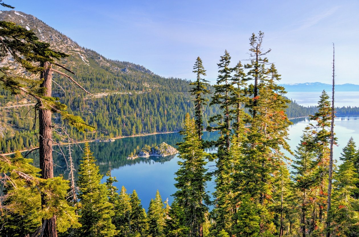 Emerald Bay-Lake Tahoe in early morning-California