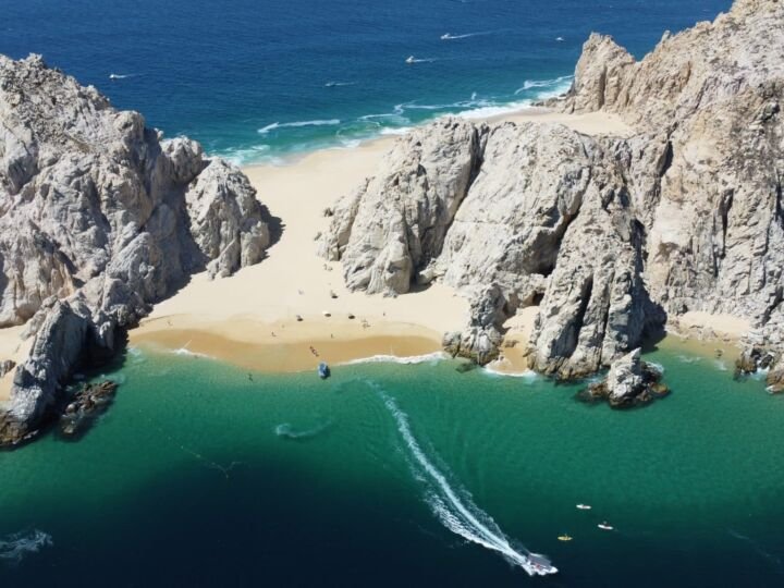 Cabo San Lucas from a drone