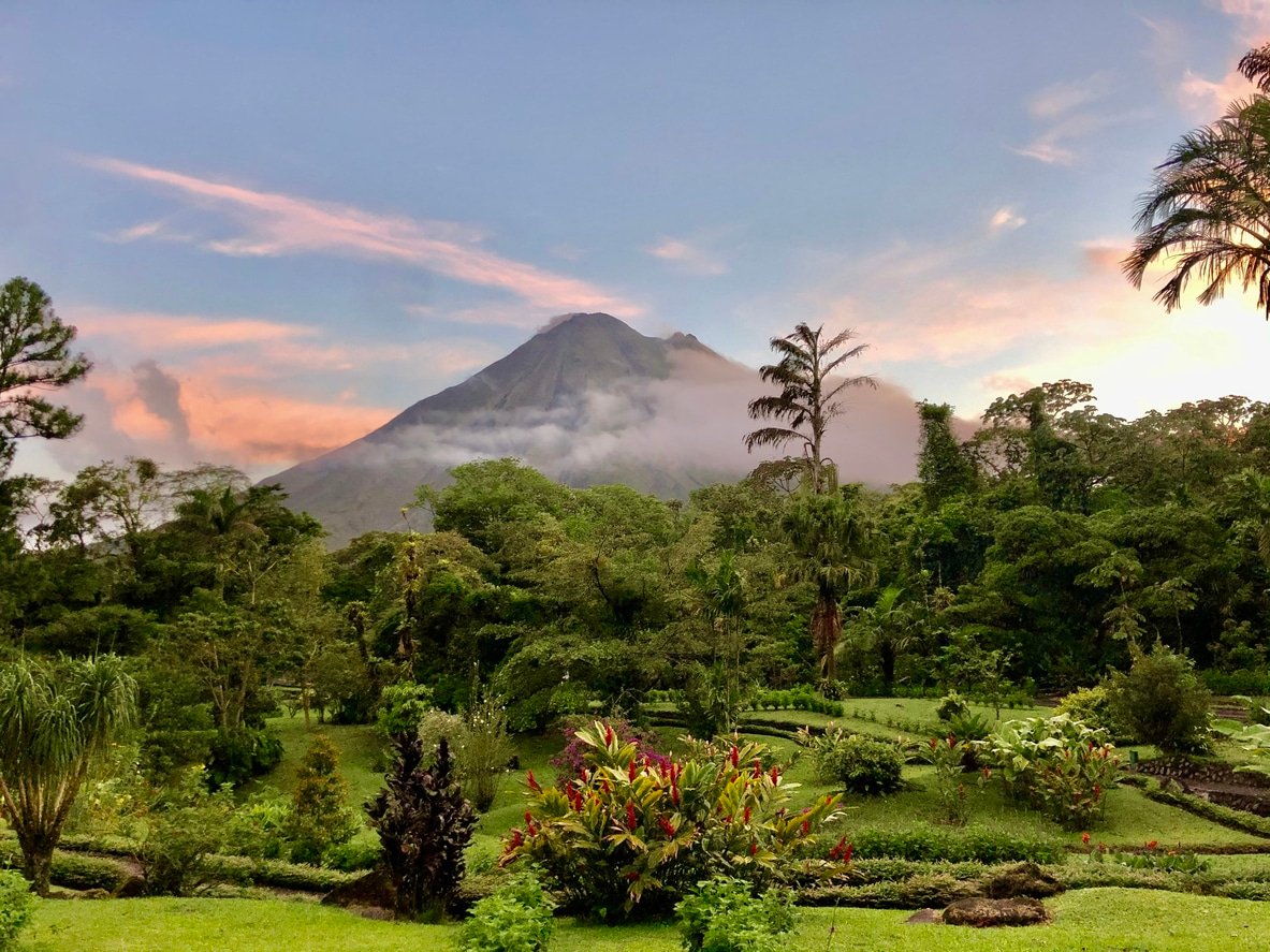 Arenal volcano view
