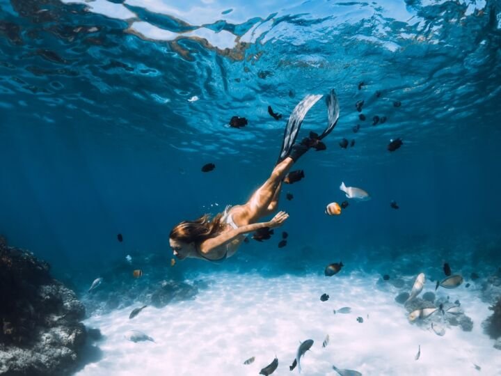 Woman Snorkeling