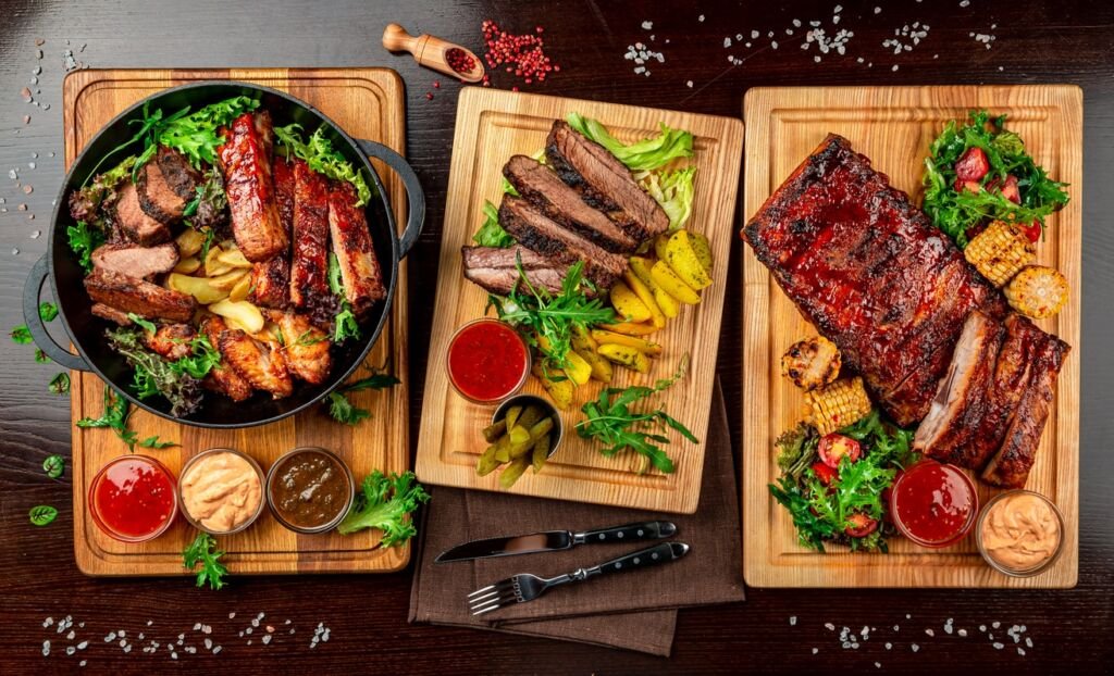 Selection of bbq items