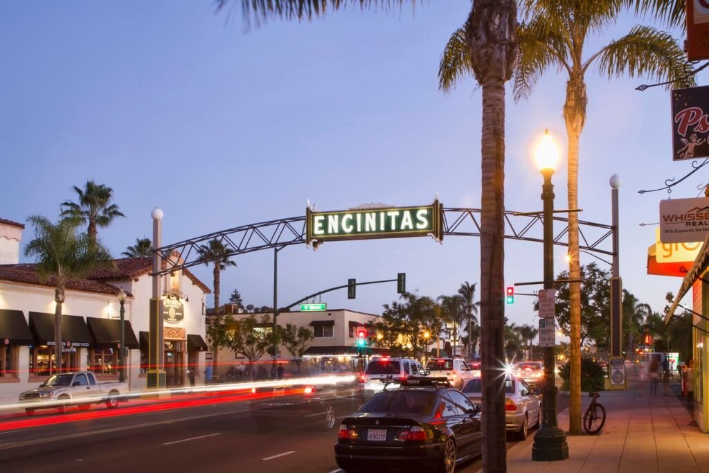 Encinitas Sign in Encinitas, San Diego County CA