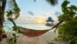 Hammock on a beach in the Maldives