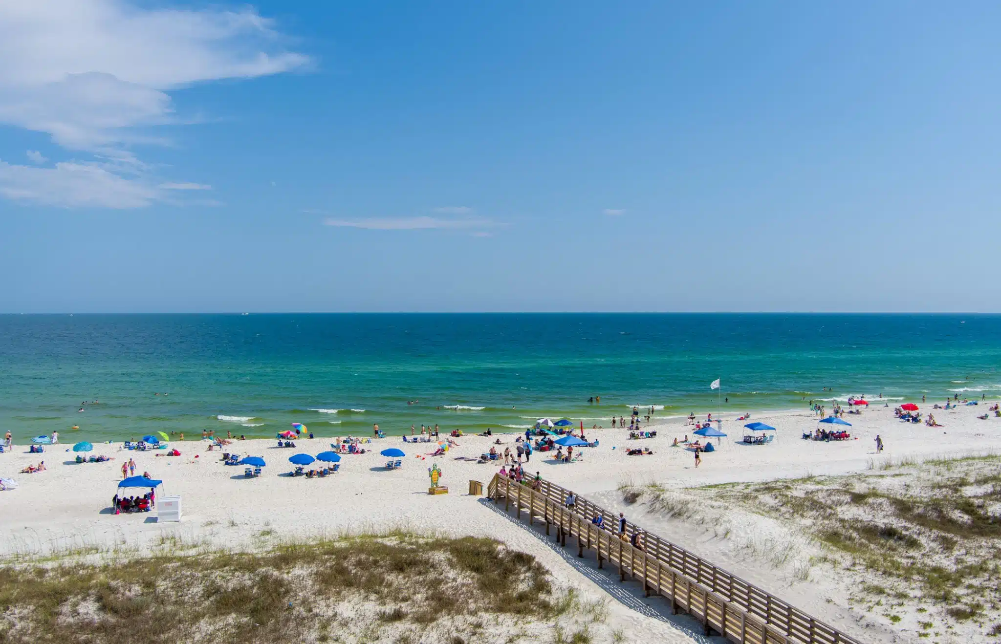 Cotton Bayou public beach in Orange Beach, Alabama