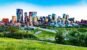 A beautiful view of Calgary city in Canada