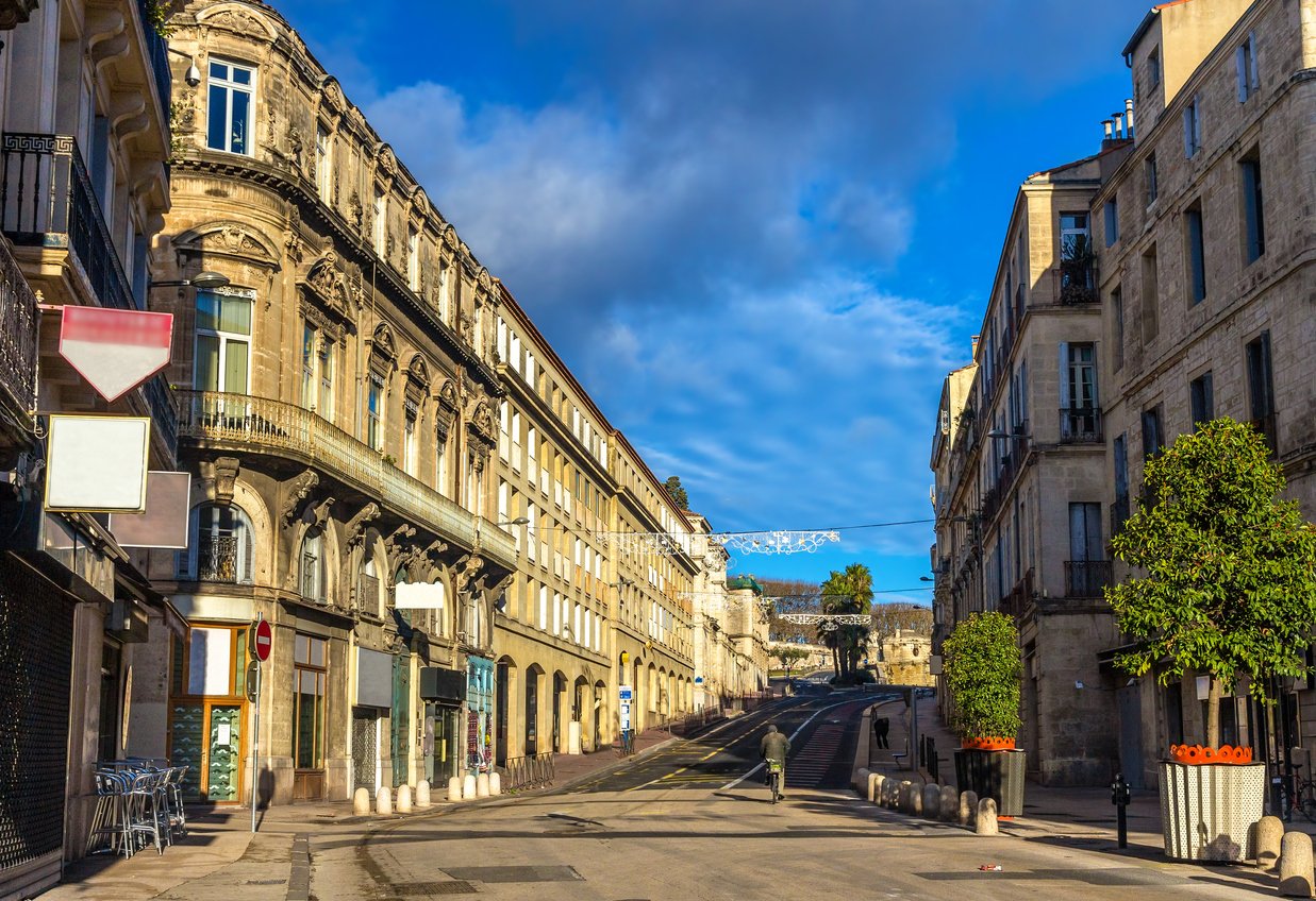 Montpellier's Boulevard Ledru-Rollin, a lively tapestry of urban elegance in Languedoc-Roussillon, unfolds with tree-lined boulevards, quaint cafes, and the spirit of Southern France.